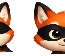 Zorrito sonriendo, satisfecho Zorrito sonriendo, satisfecho